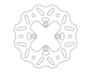 Tarcza hamulcowa tył nitro ktm sx 65 '00-'22 , husqvarna tc 65 '17-'22 , gasgas mc 65 '21-'22