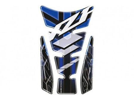 Tankpad puig wings, wzór yamaha yzf niebieski