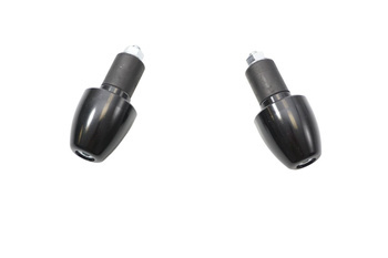 Końcówki ciężarki kierownicy średnica 17,5mm kolor czarny