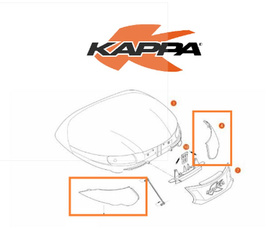 ŚWIATEŁKO ODBLASKOWE (BIAŁE) DO KUFRA K56NT