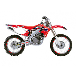 KOMPLET NAKLEJEK (OKLEIN) HONDA CRF 450R '02-'04 DREAM 5 KOLOR CZERWONY CZARNY