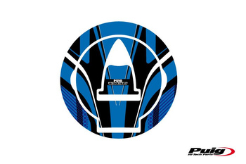 Osłona Wlewu Paliwa Puig Do Ducati 2009-2016 (Wzór Radikal) Niebieska