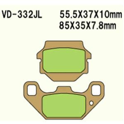 Klocki Hamulcowe Vesrah  Vd-332jl