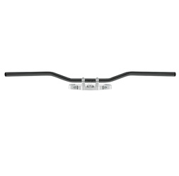 Kierownica stalowa 25,4mm roadstar medium kolor czarny ( z przetłoczeniami na kable ) (promocja)