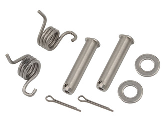 zestaw montazowy podnóżków (sworznie, sprężyny, podkładki i zabezpieczenia) honda cr 125/250 '02-'07, crf 250r/450r '04-'23, crf 450x '05-'22, crf 250rx/450rx '17-'22, crf 250x '04-'17