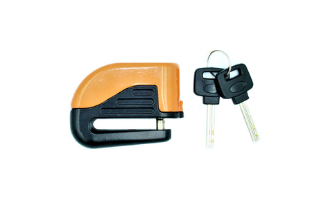 Blokada Zabezpieczenie Antykradzieżowe Disc Lock Z Alarmem Orange