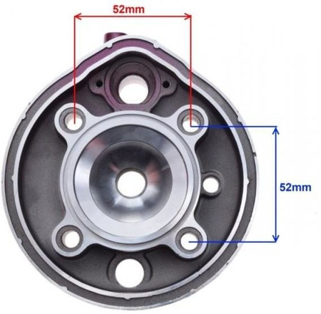 Głowica do Aprilia Am6 Am345-90 Minarelli 90 Woda