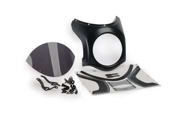 Szyba Półowiewka Retro Puig Do Honda Cb1100 (Panel- Carbon) O195 Mocno Przyciemniona