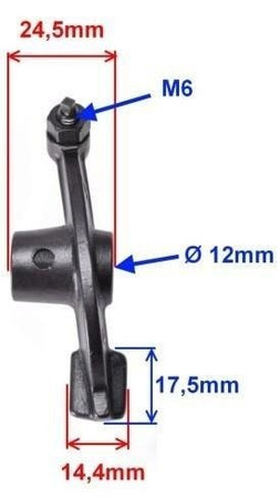 Dźwigienka zaworowa kpl 2 szt do Suzuki Gn125