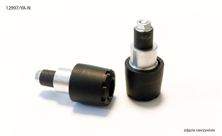 Ariete ciężarki kierownicy yamaha kolor czarny (fz6`04-10, xj6`09-14, tdm 900`08-14, mt07, mt09)