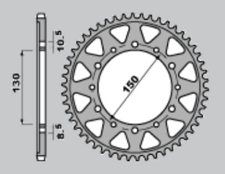 Zębatka tylna 860 48 (85948jt) yamaha fzs 600 fazer '98-'03