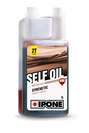 Ipone self 2t olej do mieszanki semisynthetic 1l truskawka (z dozownikiem) (akc) (15)