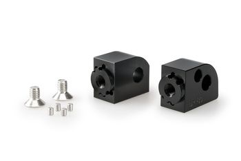 Adaptery Regulowane Puig Do Zamontowania Podnóżków Pasażera Do Yamaha Mt-09 Tracer 21-22 Czarne