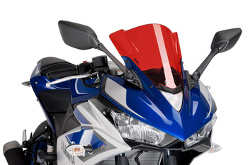 Szyba Sportowa Puig Do Yamaha Yzf R3 15-18 Czerwona
