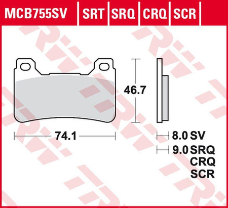 Klocki hamulcowe kh390 sinter road/track honda cbr 600rr '05-'16, cbr 1000rr fireblade '04-'16 przód