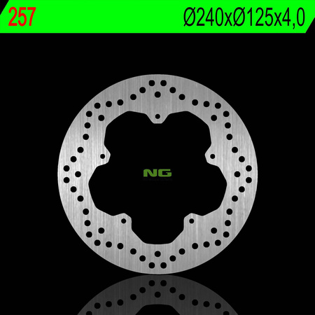 Tarcza hamulcowa przód/tył piaggio beverly 125 08-09, x9 evolution 125/250 00-07, italjet dragster 125 9901 (tył) (240x125x4,0mm) (5x6,5mm)