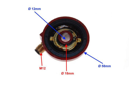 Napęd licznika czerwony skutery Keeway Focus F-Act