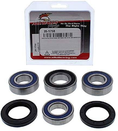 Łożyska koła tylnego z uszczelniaczami honda cbr1000ra a09-16, cbr1000rr 08-16