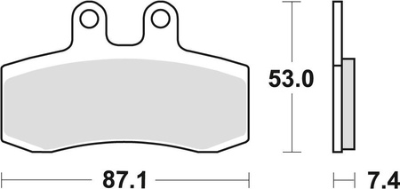 Klocki hamulcowe kh177 organic aprilia pegaso 650 91-96, przód (promocja)