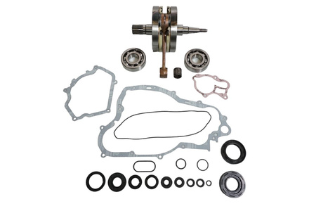 Wiseco wał korbowy yamaha yz 250 99-00 (z łożyskami i uszczelniaczami na wał oraz kompletem uszczelek na dół silnika)