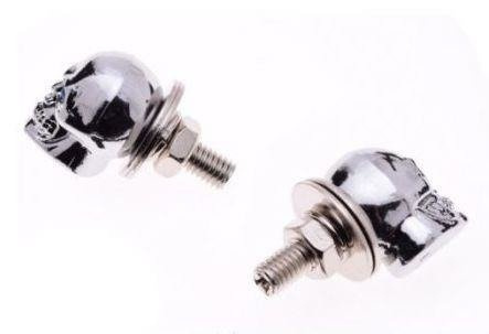 Śruby tablicy rejestracyjnej czacha chrom