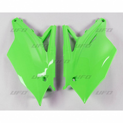 Boczki tylne kawasaki kxf 250 17-19, kxf 450 16-18 kolor zielony fluo