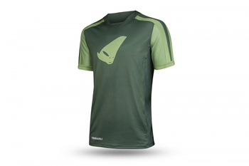 KOSZULKA ROWEROWA MTB / E-BIKE TERRAIN SV1 JERSEY MADE IN ITALY (KRÓTKI RĘKAW) KOLOR ZIELONY ROZMIAR M - KOLEKCJA 2024