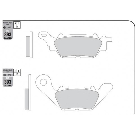 Klocki hamulcowe kh464 półmetaliczne yamaha (oferta specjalna)