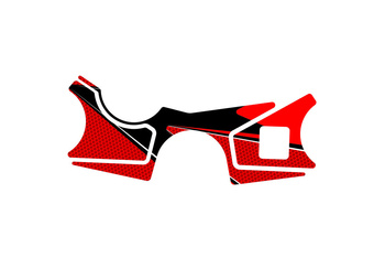 Radikal Osłona Półki Kierownicy Puig Suzuki Gsx-R1000 Czerwona