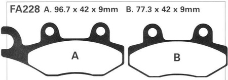 KLOCKI HAMULCOWE EBC FA228