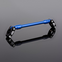 POPRZECZKA KIEROWNICY 7/8 CALA (22MM) ROAD BAR CROSS BRACE SET BLUE KOLOR NIEBIESKI
