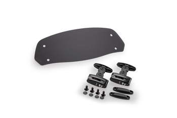 Regulowany Deflektor Puig Do Szyb I Owiewek Touring 27,7x10 Cm (Clip-On) Mocno Przyciemniona