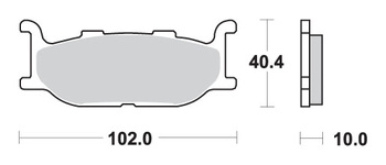 Hamulcowe kh179 street ceramic kolor czarny