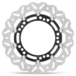 TARCZA HAMULCOWA PŁYWAJĄCA PRZÓD / PRZEDNIA NITRO ROAD (ALUMINIOWY ŚRODEK) KAWASAKI: Z650, Z900 (300X142,5X5) (PATRZ OPIS TOWARU)