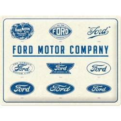 Tablica plakat 30X40 Ford Logo Evolution 23299
