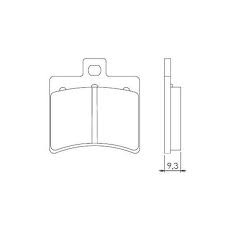 Klocki hamulcowe kh298 spiek metaliczny (złote) (ft 4020)