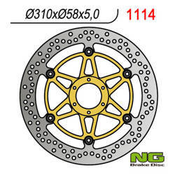 Tarcza hamulcowa przód honda cbr 1100 xx '97-'98 (310x58x5) (6x6,5mm)