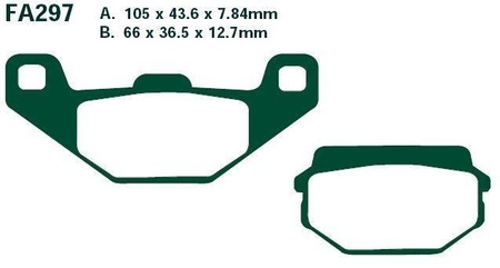 Klocki hamulcowe SYM Husky 125