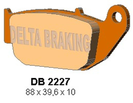 Klocki hamulcowe kh629 honda cbr 125 '11-, cb 125 r / 300 r 18-, crf 250 l 13-17, suzuki gsx-r / s 18-, tył - zastępuje db2227mx-n oraz db2227qd-n