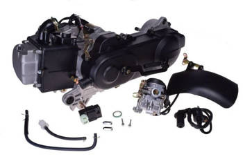 Silnik kompletny do skutera 80cm na dwa amortyzatory