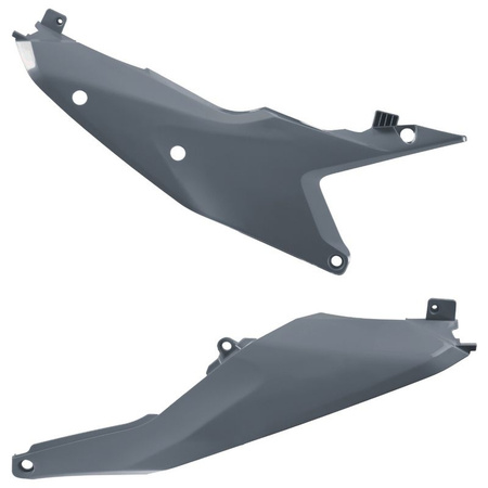 BOCZKI TYLNE KTM SX/SX-F/XC/XC-F '23-'26; EXC/EXC-F/XC-W/XCF-W '24-'26 KOLOR SZARY (N-GREY) (KOMPLET)
