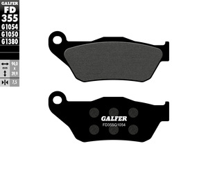 Klocki hamulcowe kh430 skutery yamaha przód yp125r 06-09, xp 250r 05-09