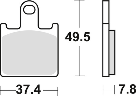 Klocki hamulcowe kh417 sinter racing wyczynowe kawasaki zx6r 07-16, z 750 11-14, przód (wycofane z produkcji) (wyprzedaż)