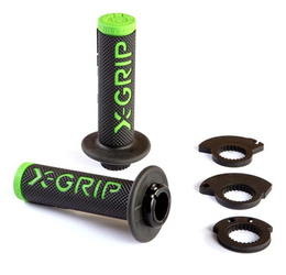 MANETKI (GRIPY) BRAAAAP GRIPS LOCK-ON-GRIP (Z ADAPTERAMI ROLGAZU) GREEN KOLOR ZIELONY