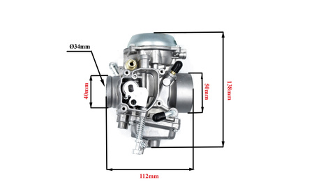Gaźnik Power Force Pd34j-2 Polaris Ranger 400/500 Magnum 325/500 Ccm