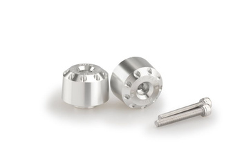 Ciężarki / Końcówki Kierownicy Krótkie Puig Do Aprilia Rs 660 21-22 Srebrne