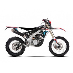 POKROWIEC / POSZYCIE NA SIEDZENIE FANTIC XXF/XEF '22-'24; XXF/XEF 450 '22-'23 ZEBRA KOLOR CZARNY CZERWONY BIAŁY