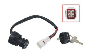 Bronco 2022/11 stacyjka yamaha yfm 80 badger '95-'01, yfm 80 grizzly '05-'08, yfm 80r raptor '02-'08, yfb 250 '94-'00, yfm 350 big bear/moto 4/wolverine/warrior '95-'01, yfm 400 kodak '93-'01, yfm 660 grizzly '98-'01 (oem: 4gb-82510-00-00)