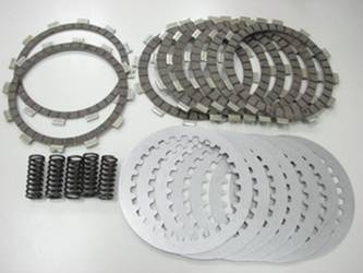 tarcze, przekładki i sprężyny sprzęgłowe (komplet) yamaha xt600 86-03, xtz660 91-97, tt600, yfm660 raptor 01-05 (ebs2297) (ebs014)