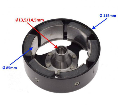 Koło magnesowe Simson s51 platynki